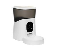 Distributeur Automatique Croquettes 5L, Nourriture Animaux Programmable et Télécommandé, Caméra HD 1080P et Audio Bidirectionnel - Gestion Santé, Alimentation Quantitative,