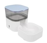 Distributeur Automatique d’Eau et de Nourriture pour Animaux, mangeoire Auto-distributrice pour Chiens de Petite et Moyenne Taille Ainsi Que pour Chats, Base antidérapante avec (Mangeoire (Bleu))