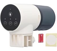 Distributeur automatique d'aliments pour poissons de grande capacité Calme Minuterie intelligente -Distributeur d'aliments pour réservoir Trois roues dentées