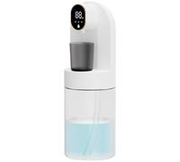 Distributeur automatique de bain de bouche pour salle de bain, distributeur de bain de bouche sans contact activé par capteur avec tasse de fixation sécurisée, 600 ml, 4 niveaux de distribution