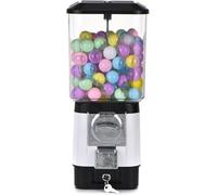 Distributeur Automatique De Bonbons, Jouet, À Pièces, avec Boules Vides Et Jetons en Acier Inoxydable, Surprises Et Souvenirs D'enfance, for Magasins De Jeux(Gray)