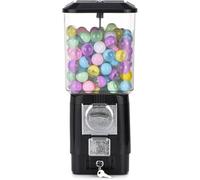 Distributeur Automatique De Bonbons, Jouet, À Pièces, avec Boules Vides Et Jetons en Acier Inoxydable, Surprises Et Souvenirs D'enfance, for Magasins De Jeux(Black)