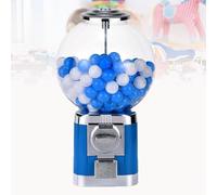 Distributeur Automatique De Boules De Chewing-gum, Distributeur De Capsules, Distributeur De Bonbons En Vrac For Comptoir, Jouets, Bonbons, Boules De 3,2 Cm, Sans Pièce De Monnaie(Blue)