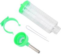 Distributeur automatique de bouteilles d'eau pour hamsters pas de fontaine à gouttes pour petits animaux vert 125 ml