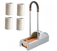 Distributeur automatique de couvre-chaussures avec couvre-chaussures jetables et étanches, accoudoir, idéal pour la maison, le bureau et les supermarchés