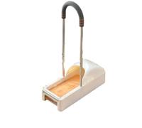 Distributeur automatique de couvre-chaussures avec films de 600 m, machine à film étirable, protections de pieds portables, tapis, maison, usine, laboratoire(White B)