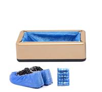 Distributeur automatique de couvre-chaussures - Ensemble ménager | Comprend 100 couvre-bottes anti-poussière | Idéal pour la maison, l'hôpital, le musée, le laboratoire | Parfait pour les réunions de