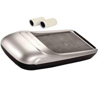 Distributeur automatique de couvre-chaussures, machine à couvre-chaussures, applicateur de film pour chaussures portable, adapté aux maisons, bureaux, hôtels, expositions et ateliers(Silver)