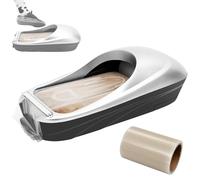 Distributeur automatique de couvre-chaussures, machine de film de chaussures non électrique avec 1 rouleau de film PE, protecteur de sol pour la maison, le bureau et la clinique, machine de