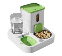 Distributeur Automatique de croquettes for Chien et Chat, avec Grande capacité(Green)