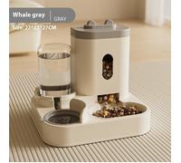 Distributeur automatique de croquettes pour chat et chien - Gamelle de 2300 ml - Réservoir d'eau de 1000 ml - Convient aux chiens et