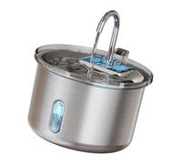 Distributeur automatique de fontaine à eau pour animaux domestiques et chats - Distributeur d'eau avec mouvement - Faible consommation d'eau - Grande capacité