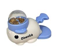Distributeur automatique de friandises pour animaux de compagnie activé par presse à poisson pour libérer la nourriture pour chien encourage l'exercice en intérieur et la stimulation mentale