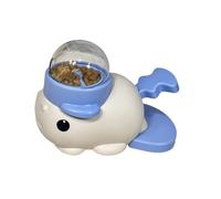 Distributeur automatique de friandises pour animaux de compagnie activé par presse à poisson pour libérer la nourriture pour chien encourage l'exercice en intérieur et la stimulation mentale
