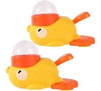 Distributeur automatique de friandises pour animaux de compagnie, petit canard jaune, jouet interactif et éducatif à alimentation lente, avec bouton, pour chiens, chats et animaux de petite et moyenne