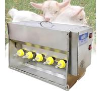 Distributeur Automatique de Lait de Porc ThermoréGulé - 10téTines/14 TéTines - Chauffage RéGlable, Pompe à Agitation et Son de Truie IntéGréS pour Porcelets, Agneaux et Veaux 10 Nipples