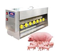 Distributeur Automatique de Lait Pour Porcelets,Machine D'Alimentation Automatique pour Porcelets,Conception de Sucette Double Face,pour Plusieurs Porcelets Mangeant en MêMe Temps(Size:Sans son)