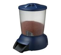 Distributeur automatique de nourriture AquaForte 5 litres avec piles 1,5V et transformateur 12V, alimentation 6x par jour, temps d'alimentation et quantité réglables, affichage LED, 5 mètres de câble