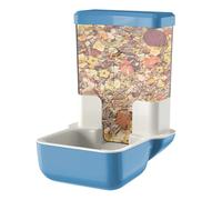 Distributeur automatique de nourriture et d'eau pour animaux de compagnie | Récipient de rangement de grand volume avec gamelle pour perroquets, furets, pigeons, hérissons et chinchillas