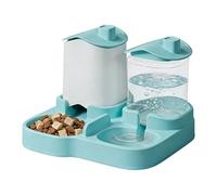 Distributeur Automatique de Nourriture et d'eau pour Chat,Bac Anti-Renversement | Distributeur Automatique de Nourriture et d'eau pour Chats,Chien Lapin Animaux de Compagnie Alimentation et