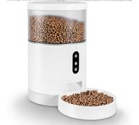 Distributeur automatique de nourriture intelligent pour animaux de compagnie, 4l, Wifi, chronométré, pour chat et chien, AC 100-240V, lecture vocale, Machine d'alimentation, prise US