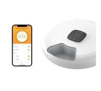 Distributeur automatique de nourriture - NUTRISPIN - App-WiFi - 6 portions - Double alimentation - Écran TFT