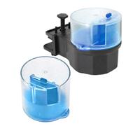 Distributeur Automatique De Nourriture Poisson - Distributeur Silencieux À Deux Compartiments,Nourrisseur Automatique pour Petit Aquarium | pour Betta Tortue Granules Flocons Friandises Maison