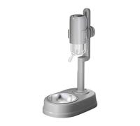 Distributeur Automatique de Nourriture pour animau Distributeur Automatique Vertical de Nourriture for Chats et Chiens (sans écoulement Goutte à Goutte) | Suspension Polyvalente(Grey)