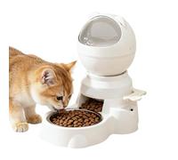 Distributeur Automatique de Nourriture pour Animaux avec Grande Gamelle | Distributeur De Nourriture Pour Chien 1,5 L Chatons, chiots, races petites et moyennes, maison, extér