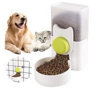 Distributeur automatique de nourriture pour animaux de compagnie avec bol suspendu et récipient amovible, solution d'alimentation sans désordre pour chats et petits chiens