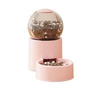 Distributeur Automatique de Nourriture pour Animaux,Fontaine à Eau Automatique Chiens Chats - Distributeur Domestique de Croquettes pour Animaux,Idéal pour W nd Voyage Jardin Terrasse Intérieur Ma