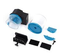 Distributeur Automatique de Nourriture pour Aquarium ABS, Distributeur Intelligent à minuterie avec Une capacité de 210 ML, Deux Modes d’Alimentation réglables pour Les granulés,