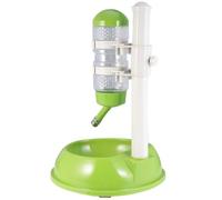 Distributeur Automatique de Nourriture pour Chat, Dosage Réglable | Plastique Vert de Cœur, pour Croquettes Sèches et Alimentation sans Présence