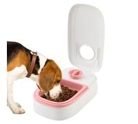 Distributeur automatique de nourriture pour chien - Distributeur automatique de nourriture pour animaux de compagnie à double repas, gamelle programmable pour chat et chien, compartiment divisé pour