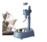 Distributeur automatique de nourriture pour chien et chat - 500 ml - Bouteilles d'eau anti-goutte pour chats - Hauteur réglable et anti-fuite