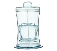 Distributeur Automatique de Nourriture pour Hamster, Gamelle Transparente | Plastique Bleu, pour Hérisson et Petit Chat, Pratique Quand vous Partez Peu de Temps