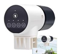 Distributeur automatique de nourriture pour poissons, petit réservoir avec minuterie, distributeur automatique de nourriture à 3 vitesses, distributeur de vacances pour poissons pour poudres, granulés