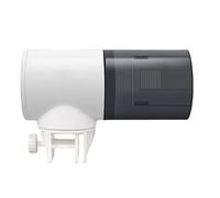 Distributeur automatique de nourriture pour poissons - PP 15 x 11 x 11 cm | Minuteur de précision | Distributeur automatique de nourriture pour poissons de grande capacité pour poudres, granulés