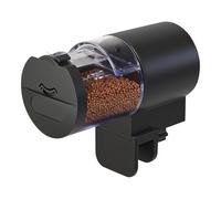 Distributeur Automatique de Nourriture pour Poissons | Réservoir 100ml pour Aliments - Nourrisseur À Piles Programmable Granulés pour Voyage Appartement Week-End