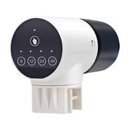 Distributeur automatique de nourriture pour poissons : réservoir d'alimentation de précision à 3 vitesses, distributeur de réservoir d'aliments de 15 x 11 x 11 cm, chargeur automatique, chargeur de