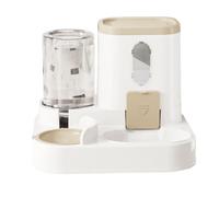 Distributeur automatique de nourriture sèche et fontaine à eau pour chats - Volume de remplissage 2,5 l et 3,5 l - Pour animaux domestiques tels que chiens, petits animaux, vacances, week-end