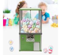 Distributeur automatique de pièces de monnaie de 25 centimes, machine à bonbons autonome pour boules de gomme et prix, 53,3 cm de haut, design durable pour une utilisation facile