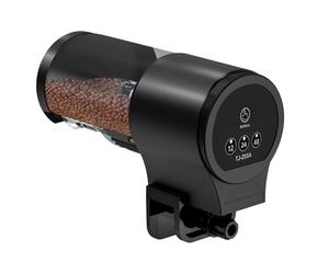 Distributeur automatique de poissons : rateur de réservoir contrôlé | à granulés en écailles réglables | Aquarium cichlidés crevettes tortue Tetra Koi Betta Guppy 100 ml Flottant naufrage disposi