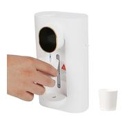 Distributeur automatique de rince-bouche intelligent avec gobelet de rinçage buccal - 540 ml - Pour salle de bain - Étanche - Rechargeable - Montage mural (blanc)