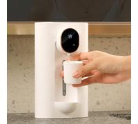 Distributeur automatique de rince-bouche sans contact pour salle de bain, écran LED rechargeable par USB, montage mural, 517,7 g (blanc)