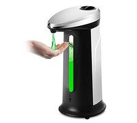 Distributeur automatique de savon de 400 ml, gel douche, machine à mousser liquide, lave-mains, distributeur de savon sans contact, capteur infrarouge, pompe à mousse liquide mains libres pour salle