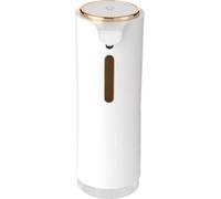 Distributeur automatique de savon, design sans contact, batterie rechargeable, BLANC, 250ml