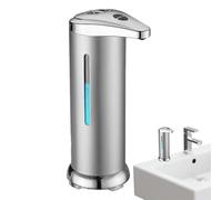 Distributeur automatique de savon : dispositif liquide sans contact, pompe à piles, capteur électrique intelligent | Solution d'opérations de nettoyage mains libres pour station de lavage