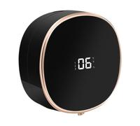 Distributeur automatique de savon moussant mains libres pour salle de bain, toilettes, cuisine, hôtel Noir