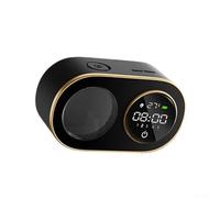 Distributeur automatique de savon mousse intelligent avec écran LED, capacité de 320 ml, batterie de 3000 mAh, sans contact, dosage réglable pour cuisine et salle de bain (cinquième gear noir)